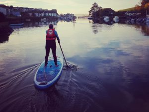 Novice SUP lesson with Waterborn SUP